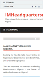 Mobile Screenshot of imheadquartersng.com