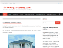 Tablet Screenshot of imheadquartersng.com